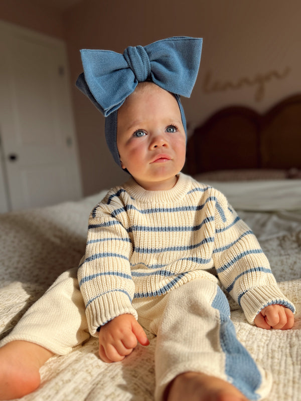 classic-bow-headband-denim-blue Luna and Luca - Sophia's Style-1